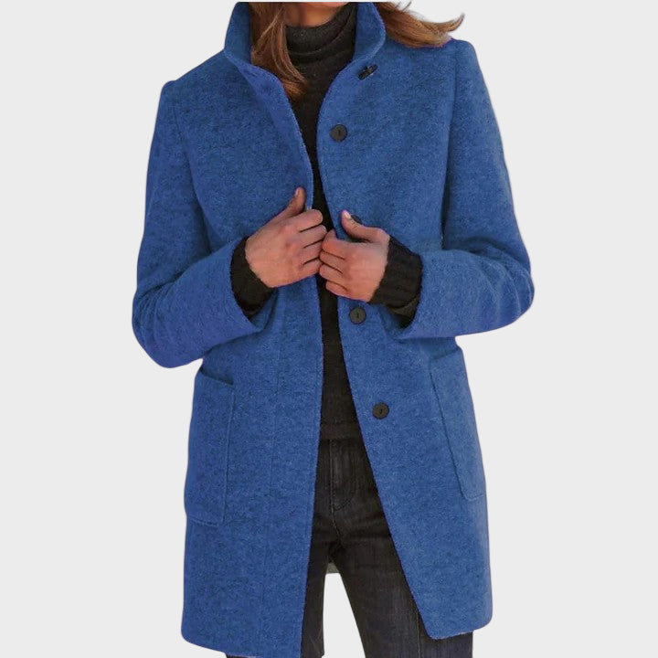 Simona - Palton clasic din amestec de lână