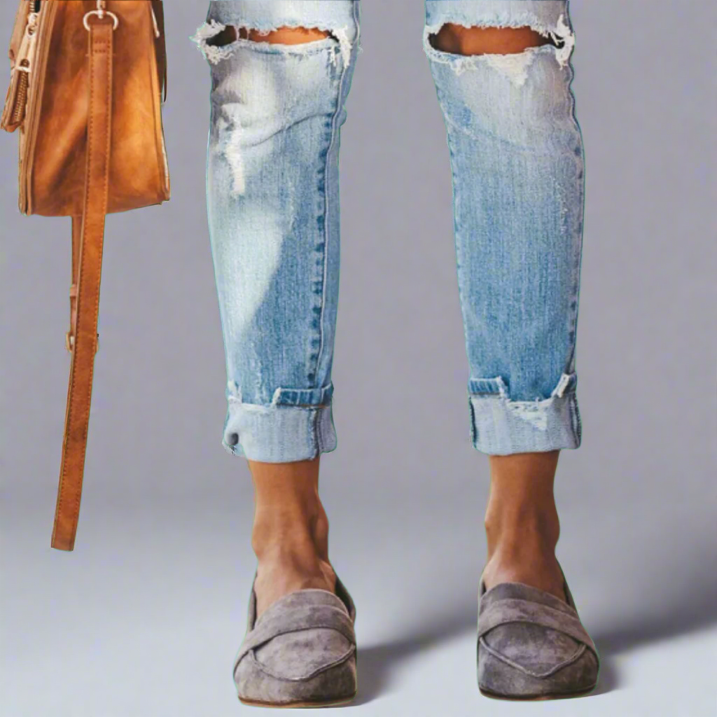 Selma | Loafers Eleganți din Material Premium