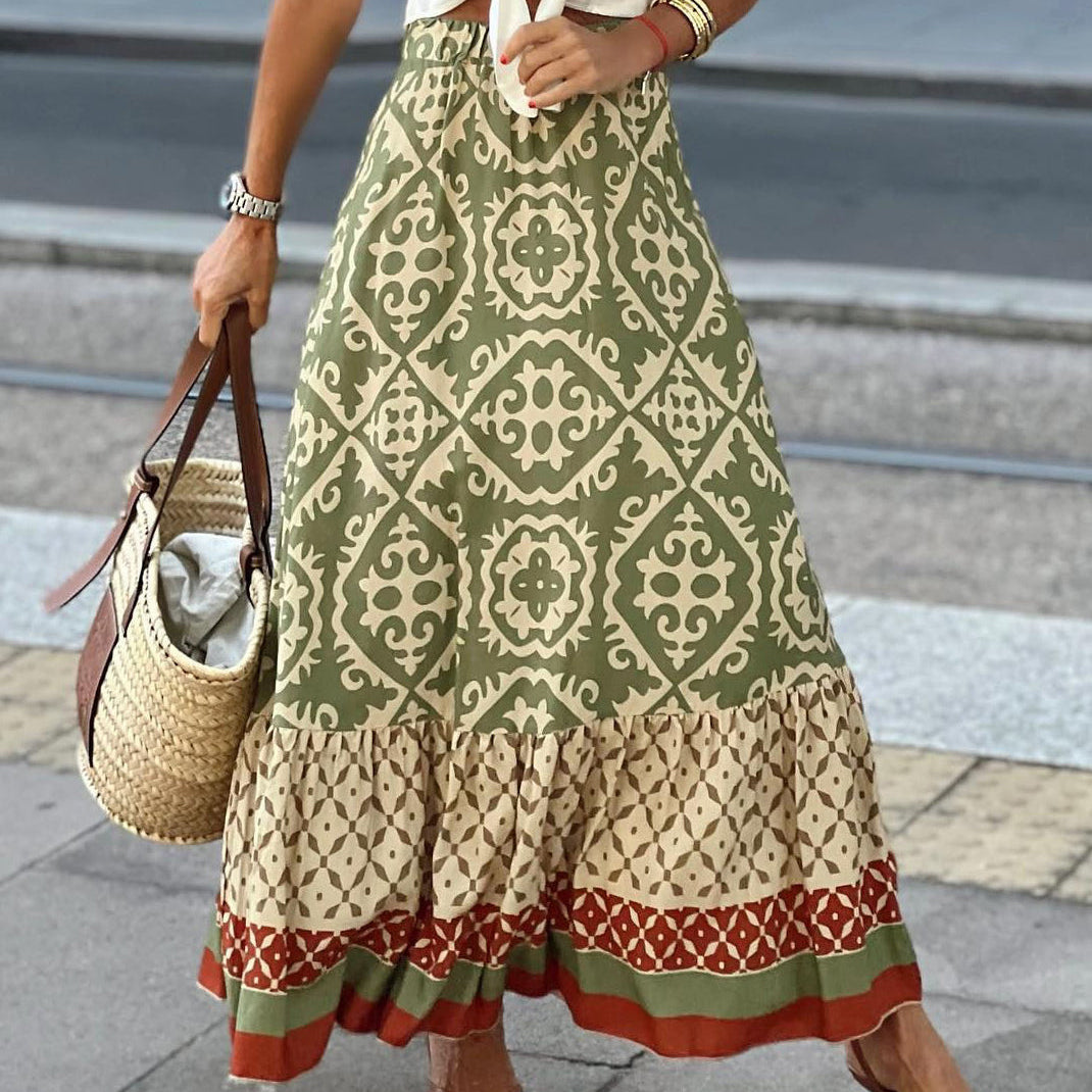 Aura – Fustă Lungă Boho Elegantă Hily