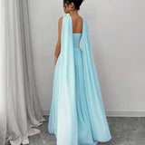 Alessia – Rochie de Damă Maxi Elegantă Sculptată Fără Bretele