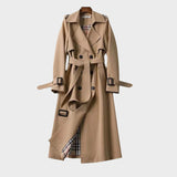 Amoura - Trench Coat cu Curea, Clasic și Elegant