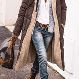 Lena – Palton de Damă Elegant Lung Reversibil