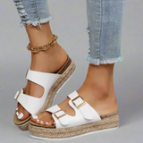 Elfriede | Sandale din piele premium strălucitoare