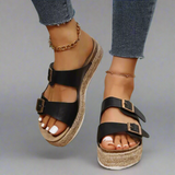 Elfriede | Sandale din piele premium strălucitoare