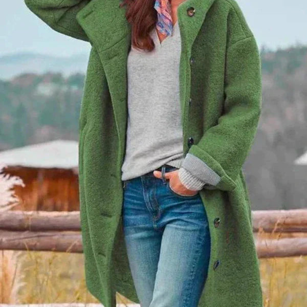 Amelie - Jachetă de iarnă elegantă și lungă