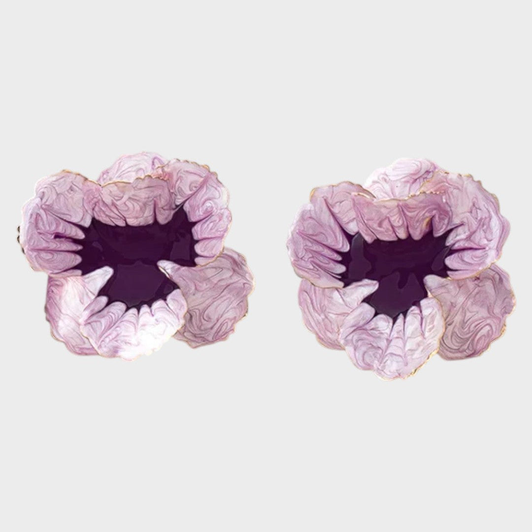 Elena – Cercei florali geometrici