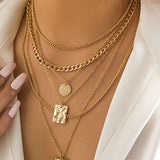 Daria – Colier cu pandantiv geometric