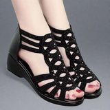 Senta | Sandale romane lucrate manual din piele premium