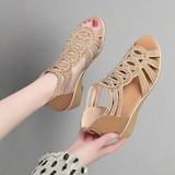 Senta | Sandale romane lucrate manual din piele premium