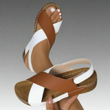 Sonnhild | Sandale premium realizate manual, de culoare bleumarin