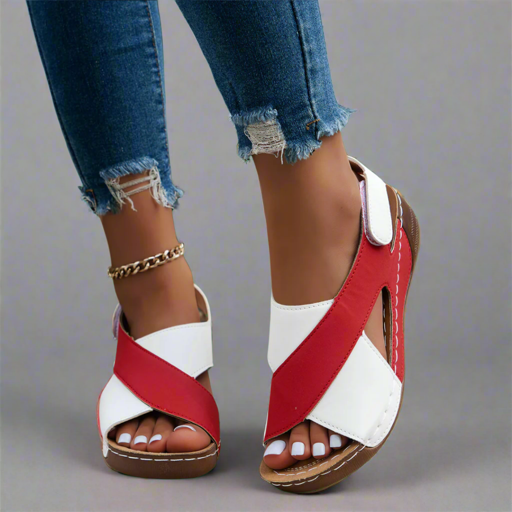 Sonnhild | Sandale premium realizate manual, de culoare bleumarin