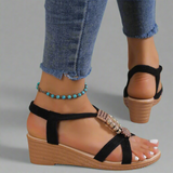 Valeska | Sandale cu toc realizate manual din materiale premium