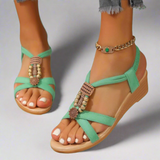 Valeska | Sandale cu toc realizate manual din materiale premium