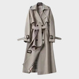 Amoura - Trench Coat cu Curea, Clasic și Elegant