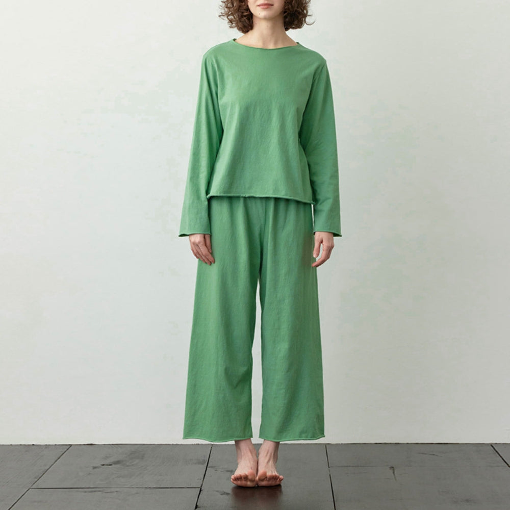 Pijamale în stil coreean, set de două piese