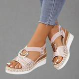 Dahlia | Sandale cu toc realizate manual din materiale premium