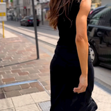 Ana – Rochie de Damă Lungă Fără Mâneci Elegantă