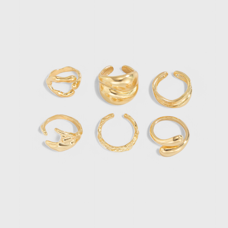 Mara – Inel neregulat cu design în straturi