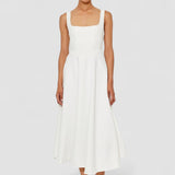 Amelia – Rochie Midi Fluidă de Damă Elegantă