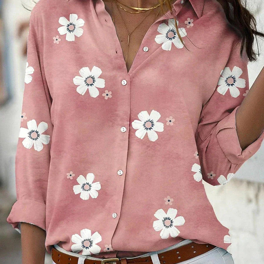 Darya | Bluză cu Motive Florale