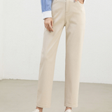 Pantaloni Casual Cu Talie Înaltă