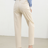 Pantaloni Casual Cu Talie Înaltă