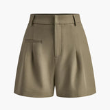 Shorturi Semi-Transparente cu Talie Medie Fără Curea