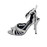 Keep in Touch silver leather sandals