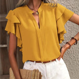 Amira | Bluză elegantă cu mâneci decorative