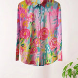 Annika | Bluză vibrantă cu imprimeu jucăuș