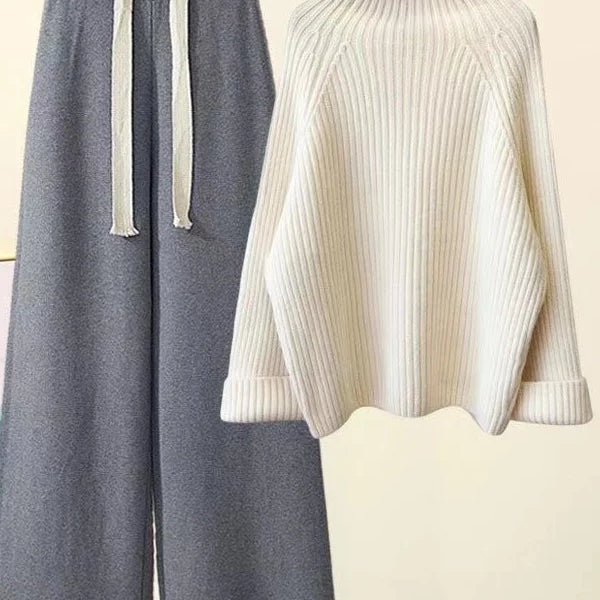 CHERYL - SET DE ÎMBRĂCĂMINTE TRICOTAT PENTRU TOAMNĂ IARNĂ