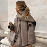 Camilla - Palton din lână oversized, atemporal