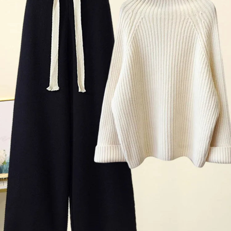 CHERYL - SET DE ÎMBRĂCĂMINTE TRICOTAT PENTRU TOAMNĂ IARNĂ