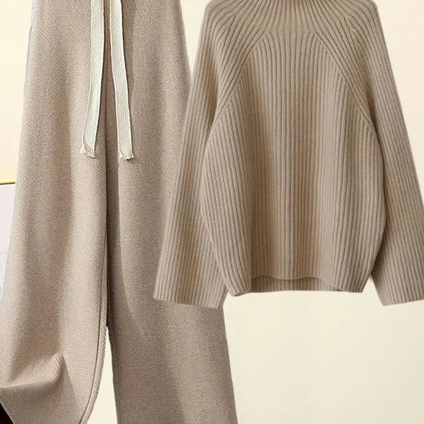 CHERYL - SET DE ÎMBRĂCĂMINTE TRICOTAT PENTRU TOAMNĂ IARNĂ