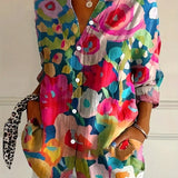 Annika | Bluză vibrantă cu imprimeu jucăuș