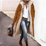 Arana – Parka de Damă Dublă cu Căptușeală Sherpa și Stil Matlasat