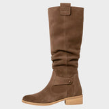 Doina - Cizme elegante din piele întoarsă