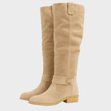 Doina - Cizme elegante din piele întoarsă