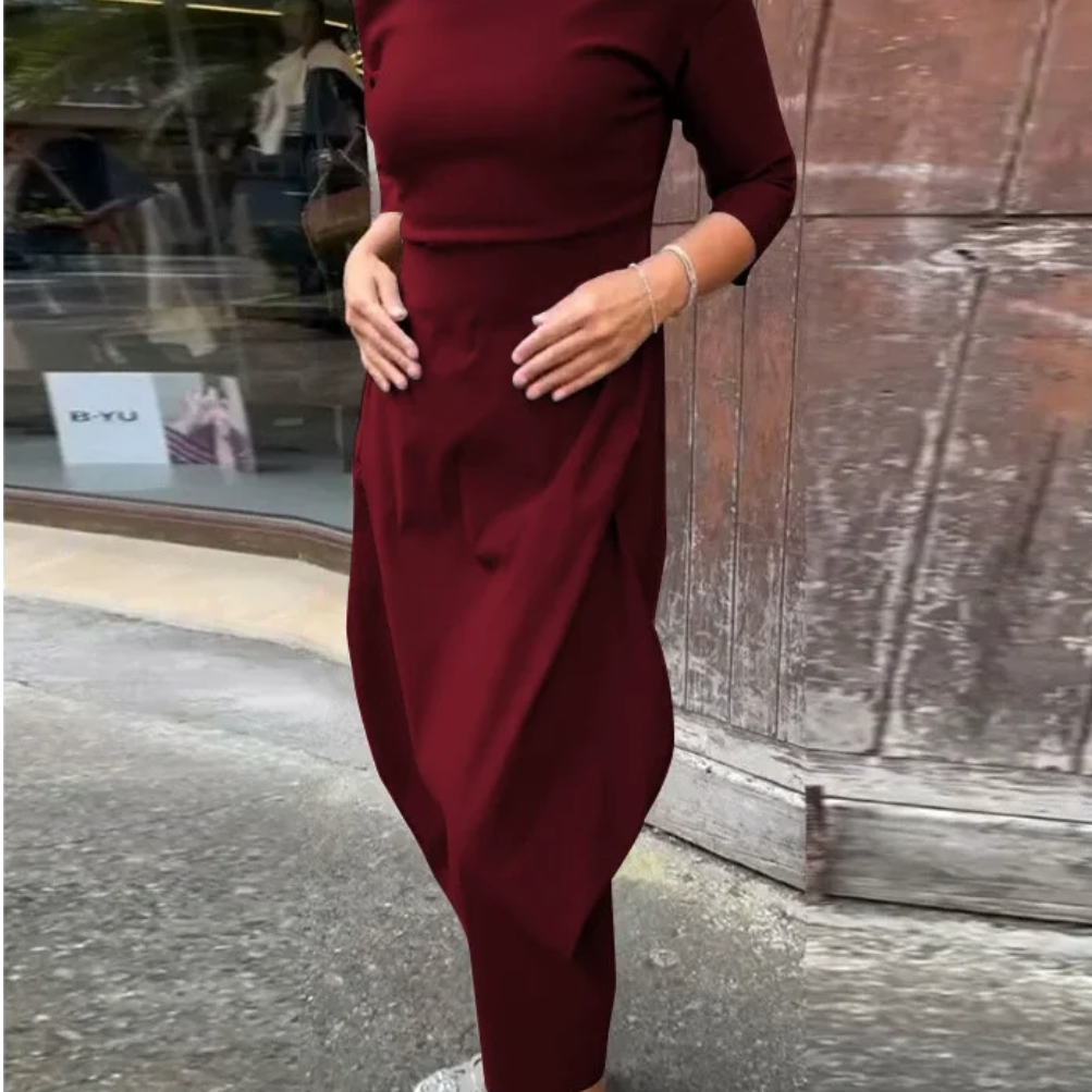 Annette – Rochie Damă Elegantă cu Buzunare și Croi Avantajos