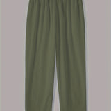 Wren – Pantaloni Croiți Relaxați cu Detalii Contrastante