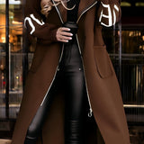 Rosana – Palton de Damă Elegant cu Glugă