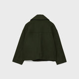 Stella – Blazer de Damă Elegant Cropped cu Rever Ascuțit