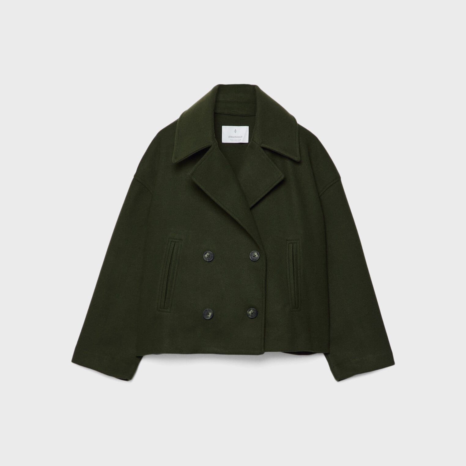 Stella – Blazer de Damă Elegant Cropped cu Rever Ascuțit