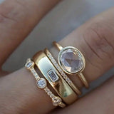 Catalina – Set de inele cu zirconiu strălucitor