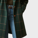 Beatrice - Palton din lână în carouri