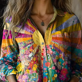 Bluză ISABELLA™ inspirată de floarea-soarelui