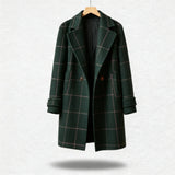 Beatrice - Palton din lână în carouri