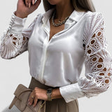 Tali - Bluză Elegantă și Confortabilă cu Dantelă, Ideală pentru a Atrage Atenția