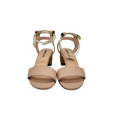 Lily of the Valley beige leather sandals